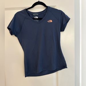 Navy north face tee